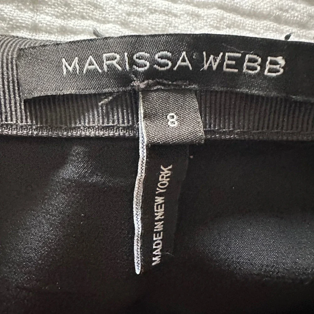 Marissa Webb Black & White‎ Mixed Tweed Asymmetrical Mini Skirt - Size 8
